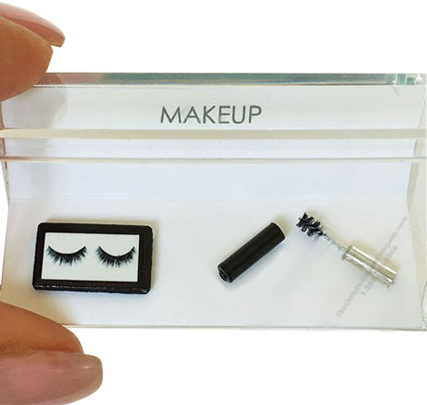 (image for) Dollhouse Miniature Makeup Cosmetic Lashes and Mascara