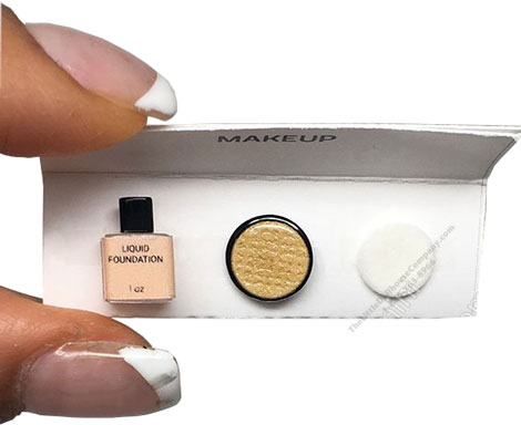 (image for) Dollhouse Miniature Makeup Cosmetic Foundation & Pressed Powder