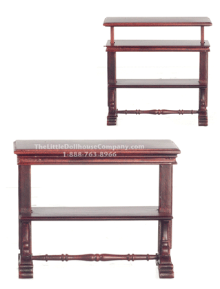 (image for) Miniature English 3 Tier Buffet for Dollhouse
