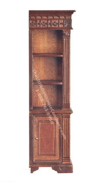 (image for) Miniature Right Hand Wall Cabinet for Dollhouses