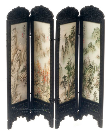 (image for) Dollhouse Scale Model Chinese Screen (Mountain)