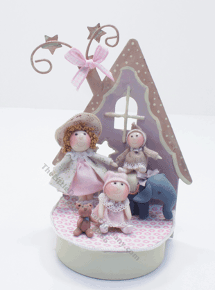 (image for) Miniature Tumima Dolls for Dollhouses