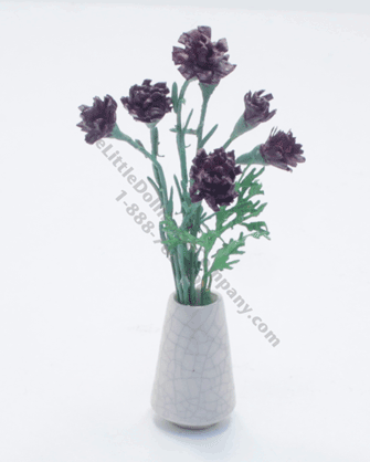 (image for) Miniature Purple Clove Flowers in Vase