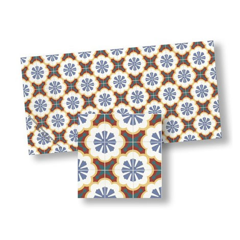 (image for) Dollhouse Scale Model Mosaic Floor Tiles