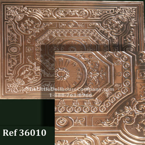 (image for) Miniature Copper Ceiling For Dollhouses