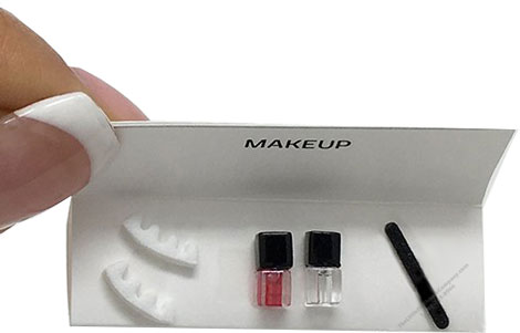 (image for) Dollhouse Miniature Makeup Cosmetic Polish & Nail File Set