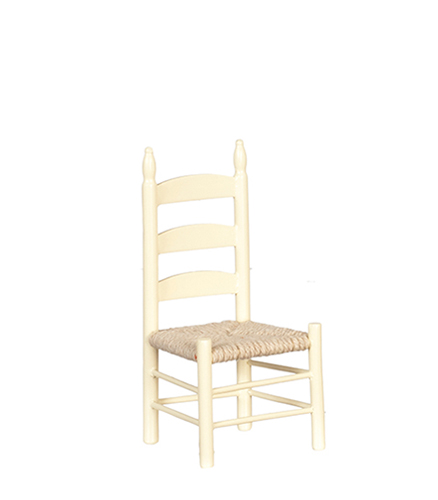 (image for) Miniature Cream Chair with Woven Seat