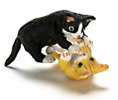 cat wrestling toy