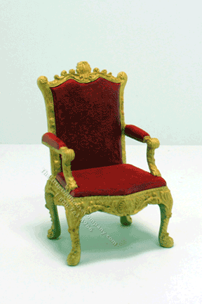 (image for) Miniature Giltwood Rococo Chair