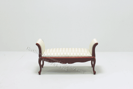 (image for) Dollhouse Miniature Mahogany Lounge