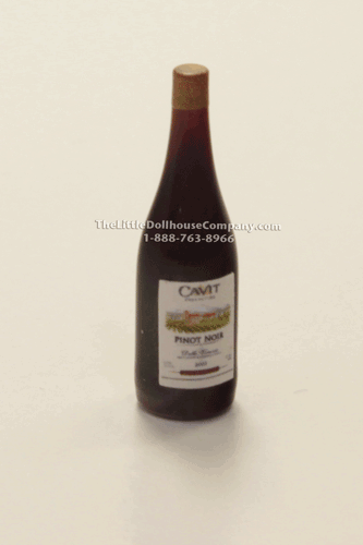 (image for) Miniature Corked Glass Bottle Cavat Pinot Noir