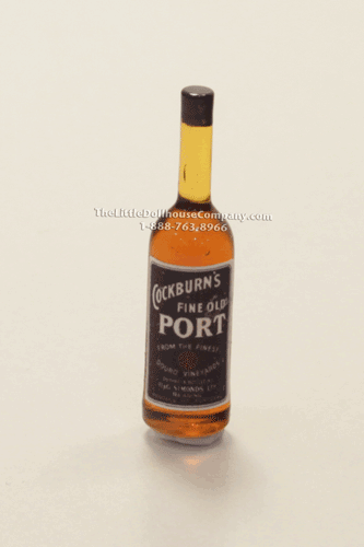 (image for) Dollhouse Scale Model Cockburn's Light Fine Old Port Wine
