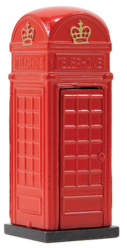 (image for) Miniature 1/2 Scale British Phone Booth