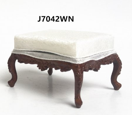 (image for) Parlour Fireside Ottoman - Walnut