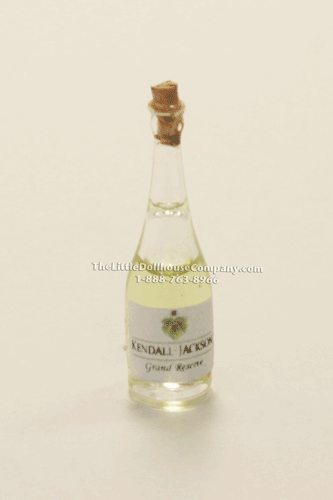 (image for) Miniature Corked Glass Bottle Kendall Jackson Grand Reserve