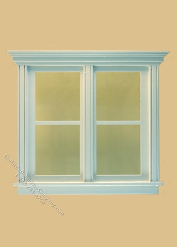 (image for) Miniature Atherton Plain Double Window White