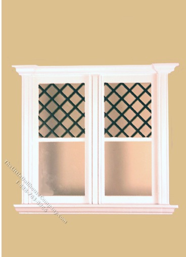 (image for) Miniature Westfield Decorated Double Window White