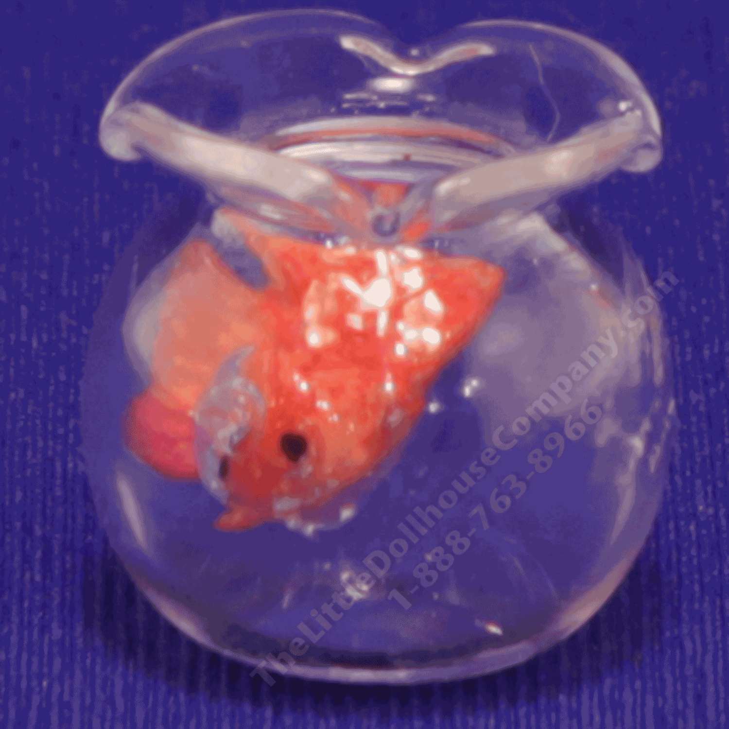 Miniature Goldfish in a Glass Bowl [TMS 029 TWI 045] | The Little ...