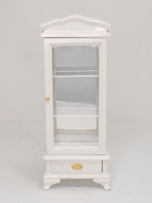 Miniature White Wood Mirrored Display [ACH 240] The Little