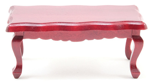 (image for) Dollhouse Miniature Mahogany Coffee Table