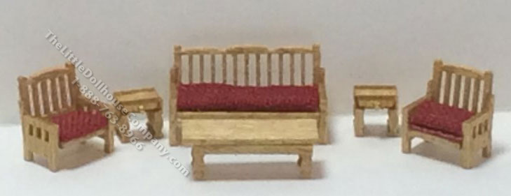 (image for) 1:144 Scale 6pc Country Living Room Kit