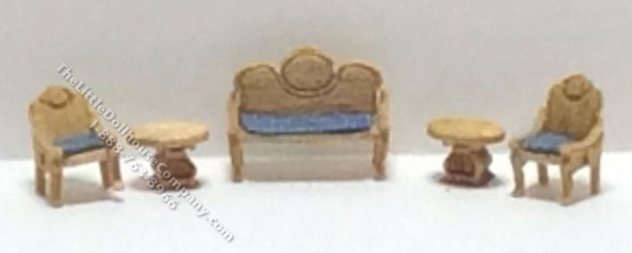 (image for) 1:144 Scale 5pc Victorian Living Room Kit