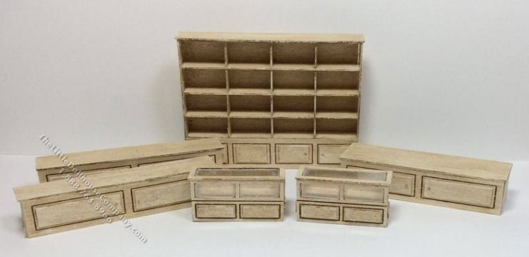(image for) 1:48 Scale 6pc Store Fixtures Kit