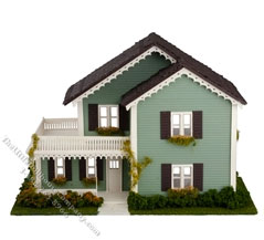 (image for) 1:48 Scale Summer Beach House Dollhouse Kit