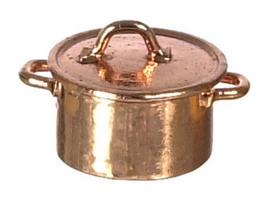 (image for) Miniature Small Casserole Pot, Copper