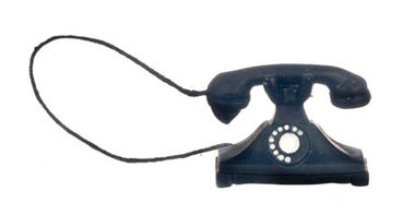 (image for) Miniature Desk Telephone For Dollhouses