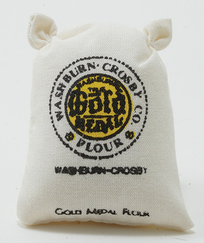 (image for) Miniature Bag of Flour for Dollhouses