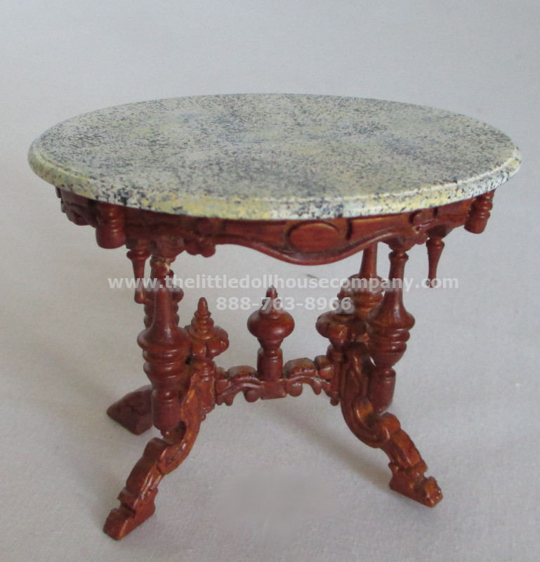 Miniature Victorian Tea Table in Walnut [JBM J40002WN] | The Little ...
