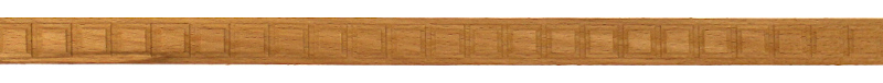 (image for) Milled Dental Pattern #4 Wood Strips