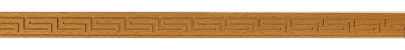 (image for) Milled Greek Key Pattern Wood Strips