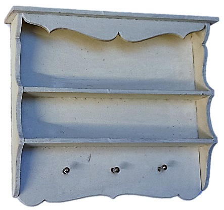 (image for) Miniature Wall Shelf Kit for Dollhouses