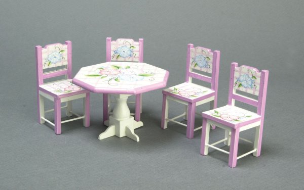 (image for) Pastel Floral Table Set (5 pc.)