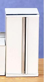 (image for) Dollhouse Miniature Modern Refrigerator, White