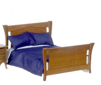 (image for) Sleigh Bed, Pecan