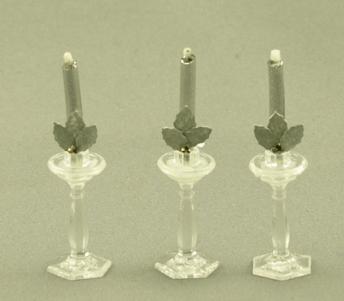 (image for) Set of Candles - Silver