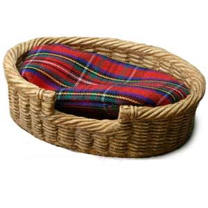 (image for) Dollhouse Scale Model Oval Dog Basket