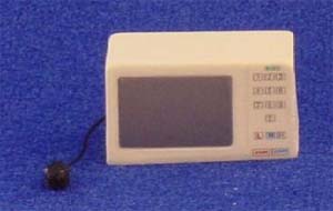 (image for) Dollhouse Scale Model Microwave with Cord