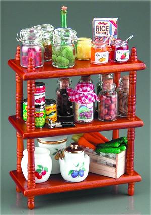 (image for) Dollhouse Scale Model Cellar Rack with Food