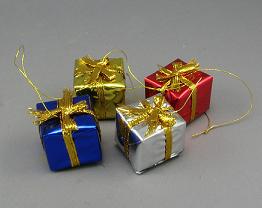 (image for) Miniature 1" Christmas Present for Dollhouses (1/pk)