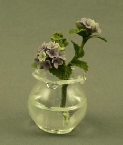 (image for) Dollhouse Miniature Hydrangea in a Vase