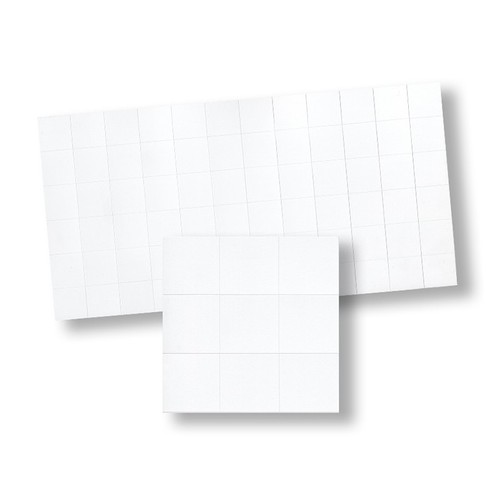 (image for) Dollhouse Scale Model Plain Tiles - White Gloss