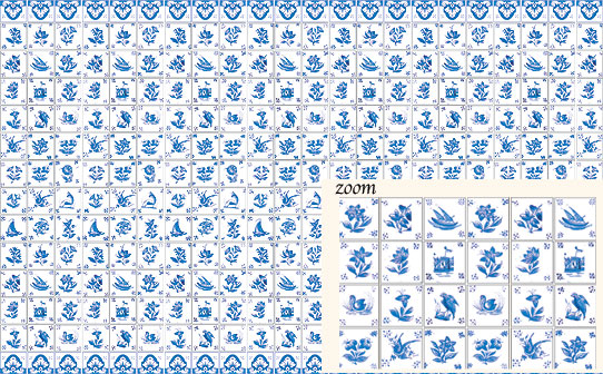 (image for) Dollhouse 1/2 Scale Model Floor Tiles