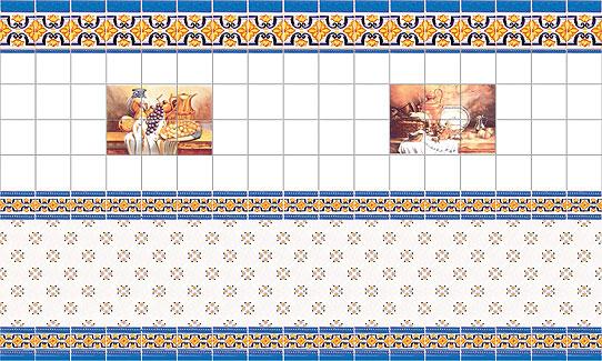 (image for) Dollhouse 1/2 Scale Model Floor Tiles