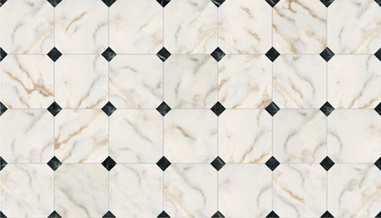 (image for) Dollhouse 1/2 Scale Model Marble Tile