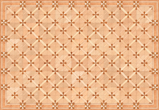 (image for) Dollhouse 1/2 Scale Model Parquet