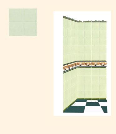 (image for) Dollhouse Scale Model Plain Wall Tiles